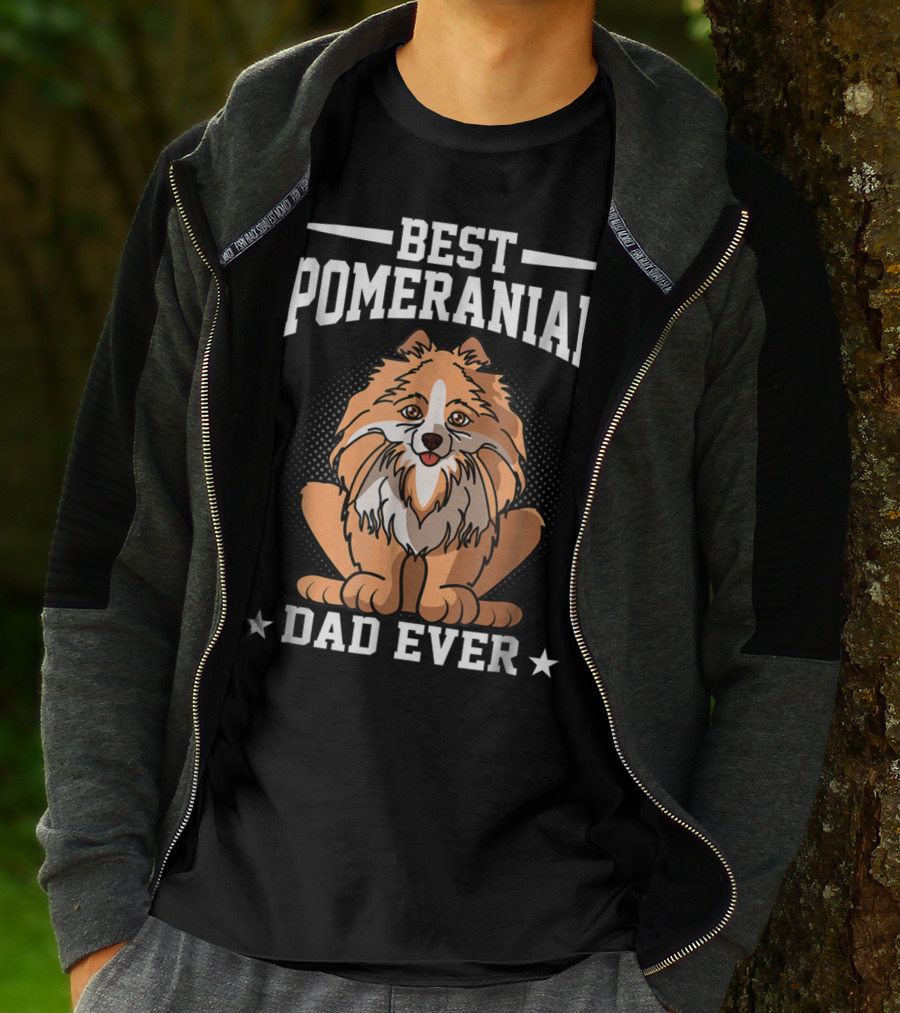 Best Pomeranian Dad Ever T-Shirt