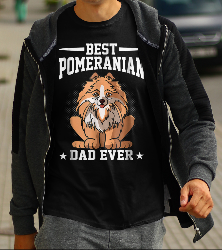 Best Pomeranian Dad Ever T-Shirt