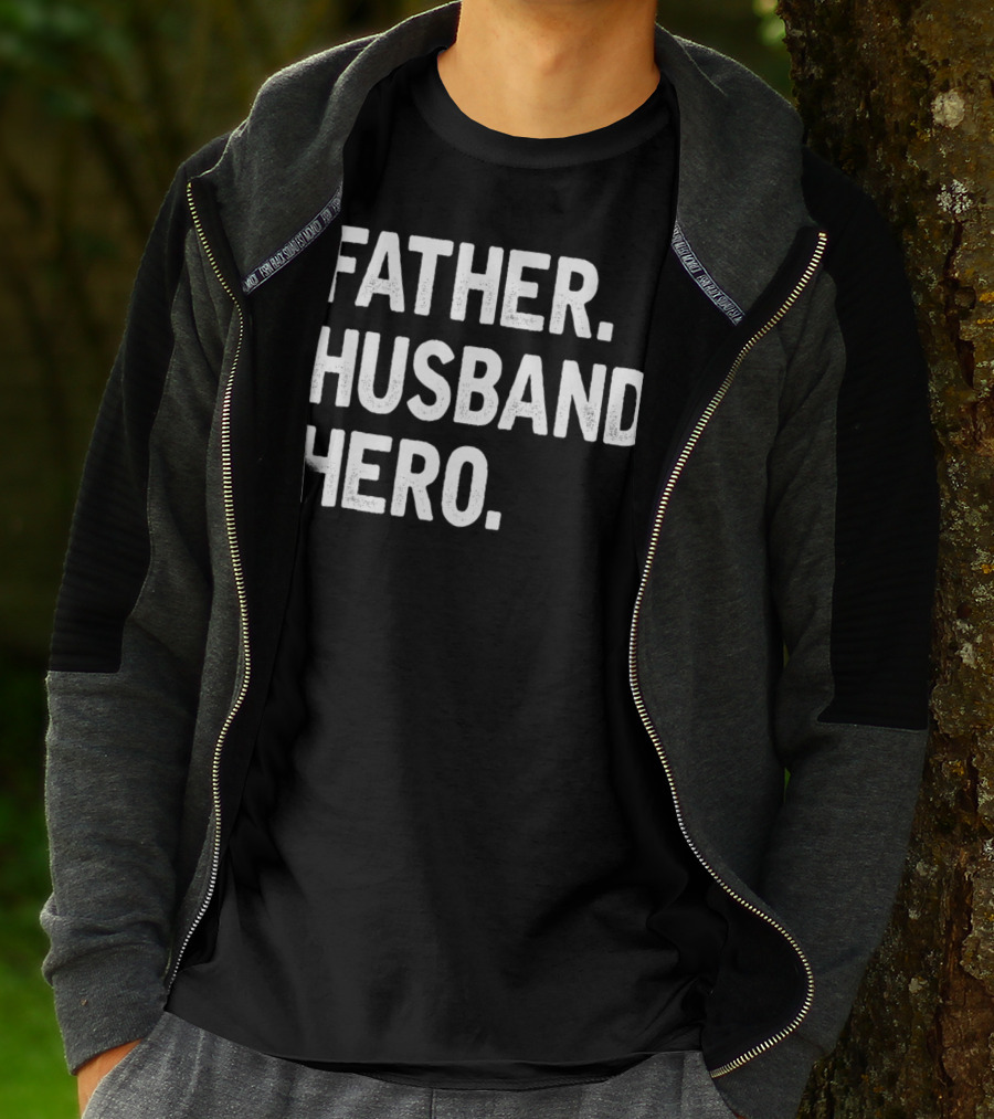 Father Husband Hero Cool T-Shirt