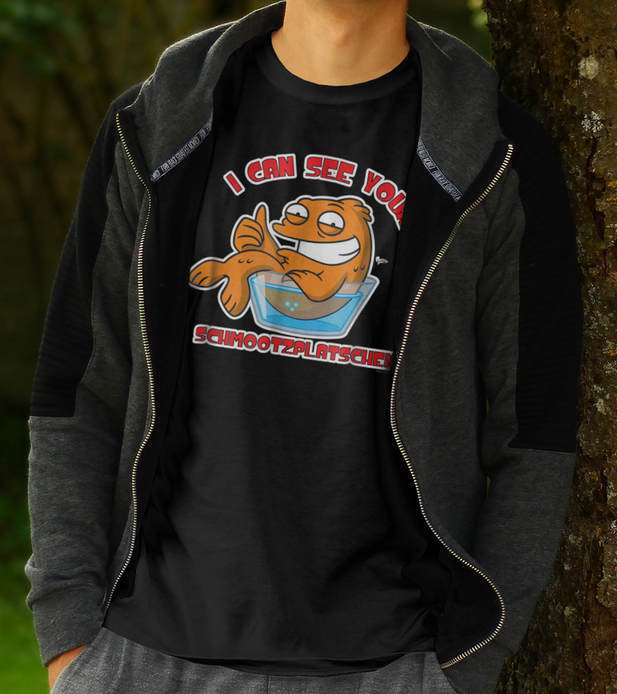 I Can See Your Schmootzplatschen American Dad Fish T-Shirt