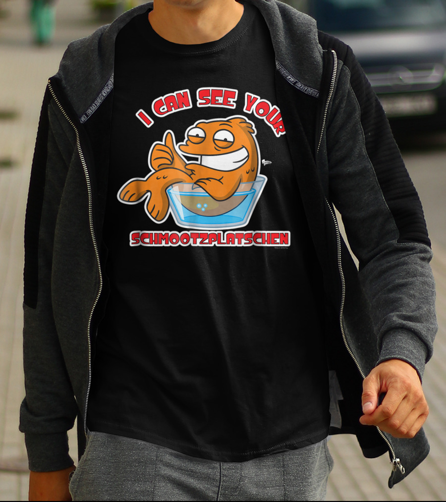 I Can See Your Schmootzplatschen American Dad Fish T-Shirt