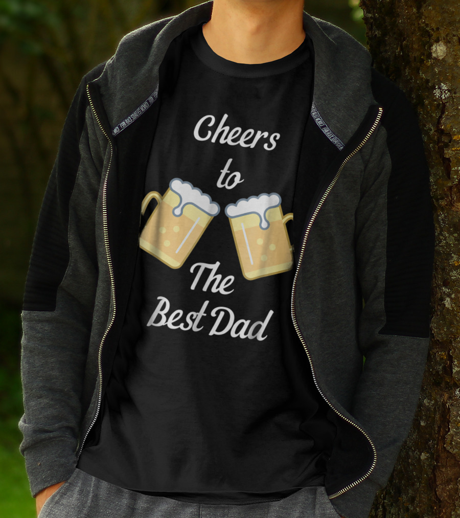 Cheers To The Best Dad Beer Mugs T-Shirt