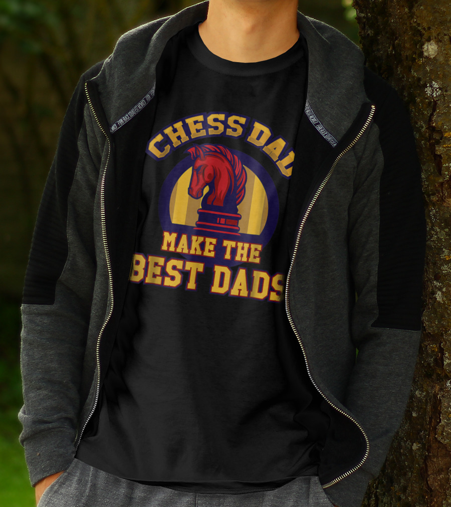 Chess Dad Make The Best Dads Funny Chess Father Knight T-Shirt