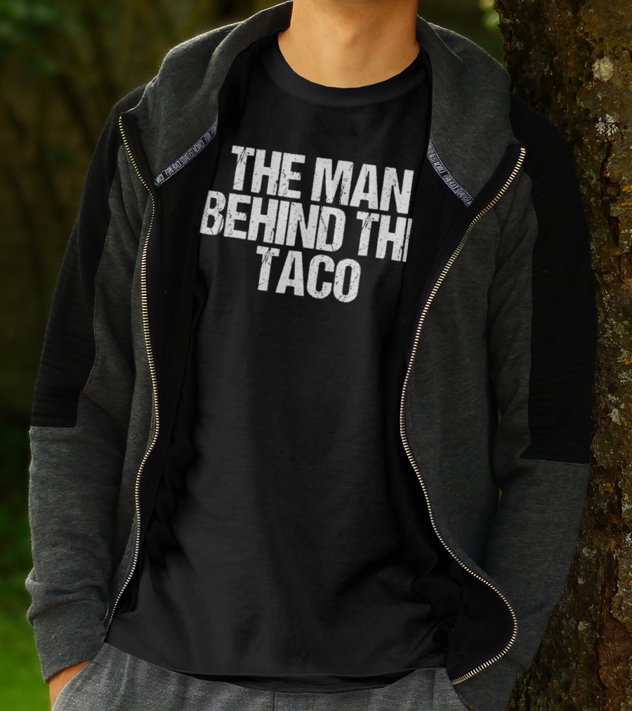 Cinco De Mayo Pregnancy Announcement The Man Behind The Taco Husband T-Shirt