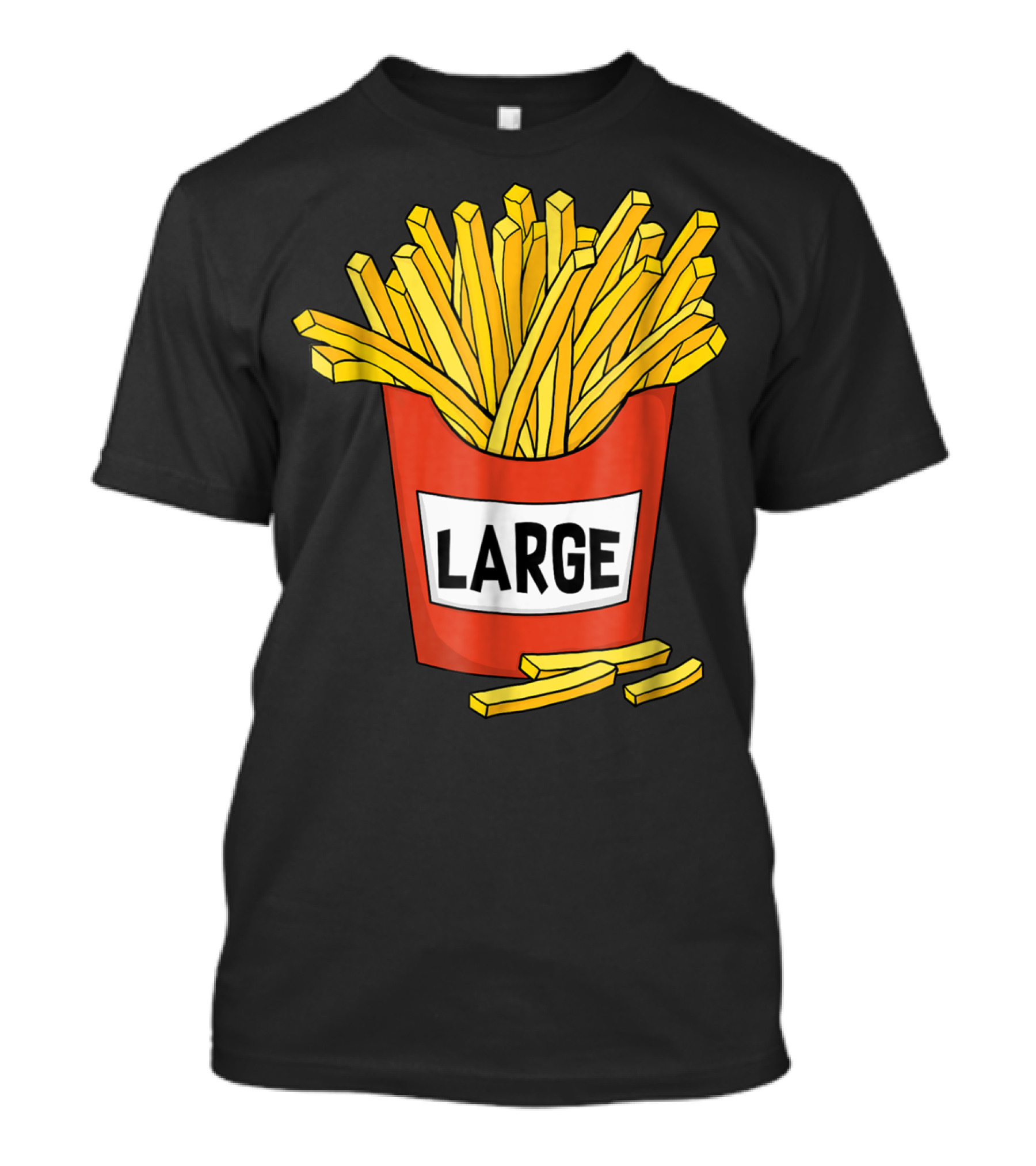 Large Golden French Fries Dad Coolest Big Collection T-Shirt