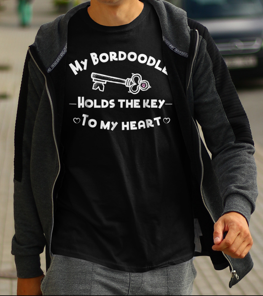My Bordoodle Holds The Key To My Heart T-Shirt