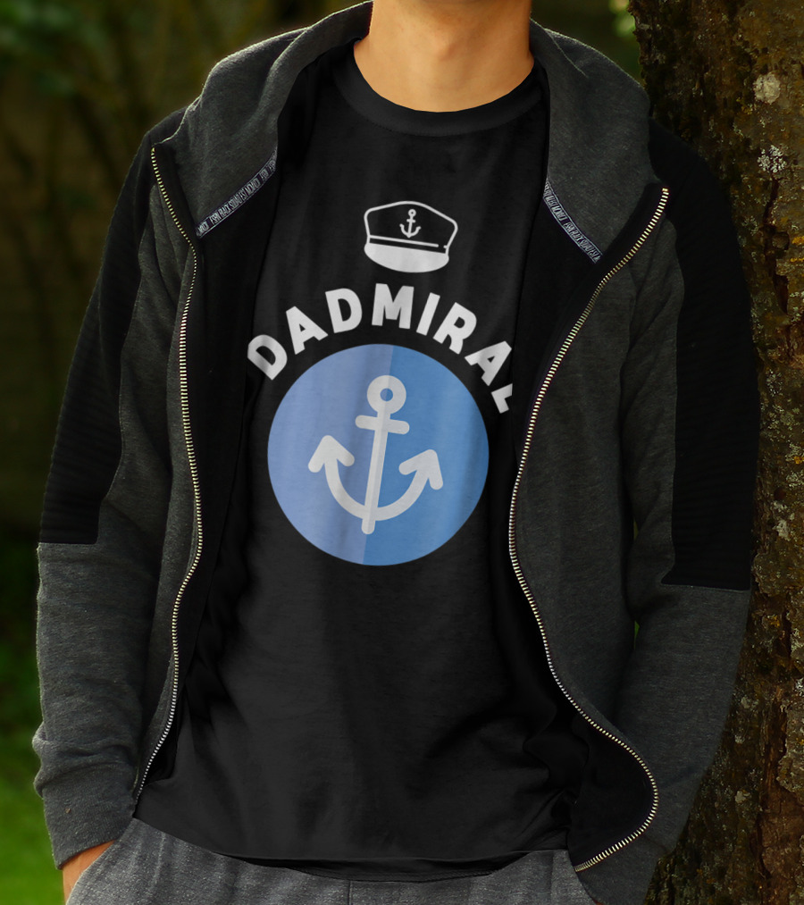 Dadmire Ship Sailor Anchor Papa75 T-Shirt