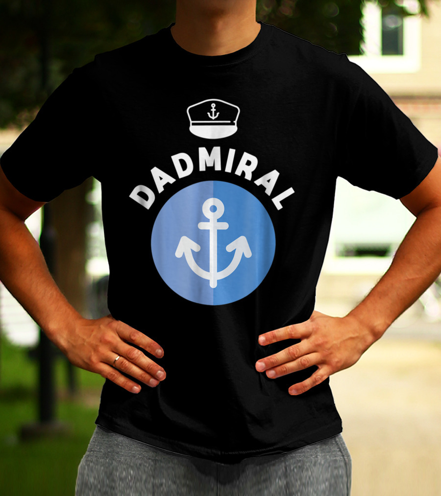 Dadmire Ship Sailor Anchor Papa75 T-Shirt