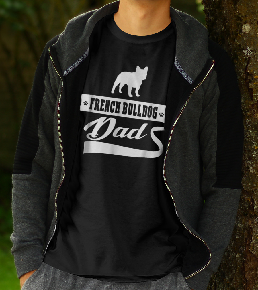 French Bulldog Dad Mens Dog Animal T-Shirt