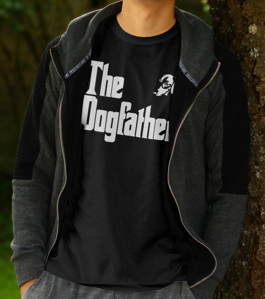 Dachshund Dad The Dogfather Birthday Gift T-Shirt