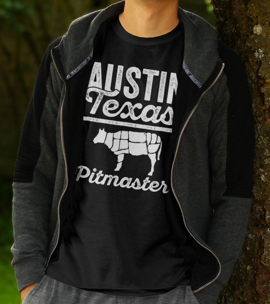 Austin Texas Pitmaster BBQ Dad For 82 T-Shirt