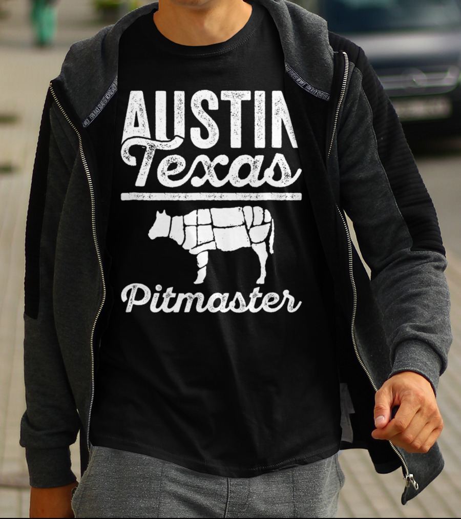 Austin Texas Pitmaster BBQ Dad For 82 T-Shirt