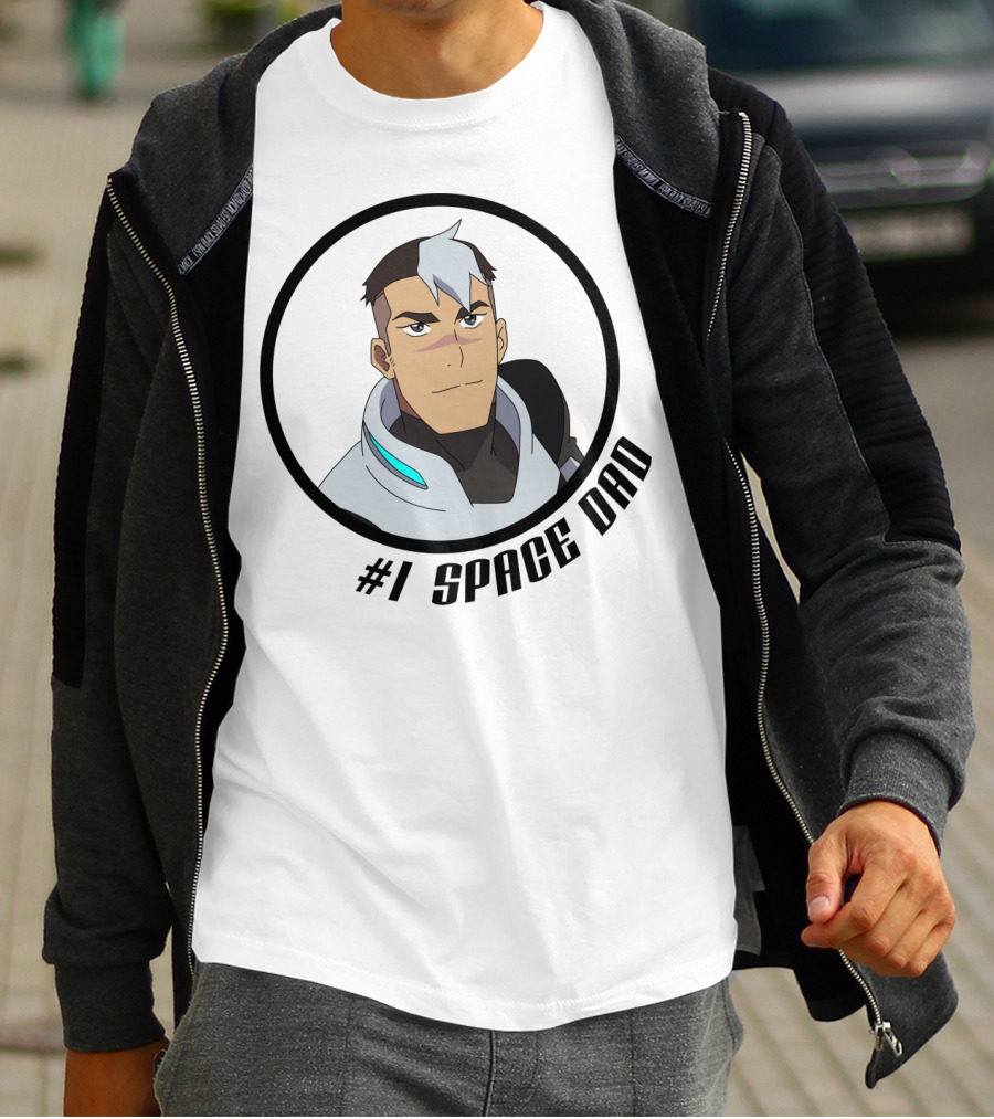DreamWorks Voltron #1 Space Dad Shiro Character Crewneck99 T-Shirt