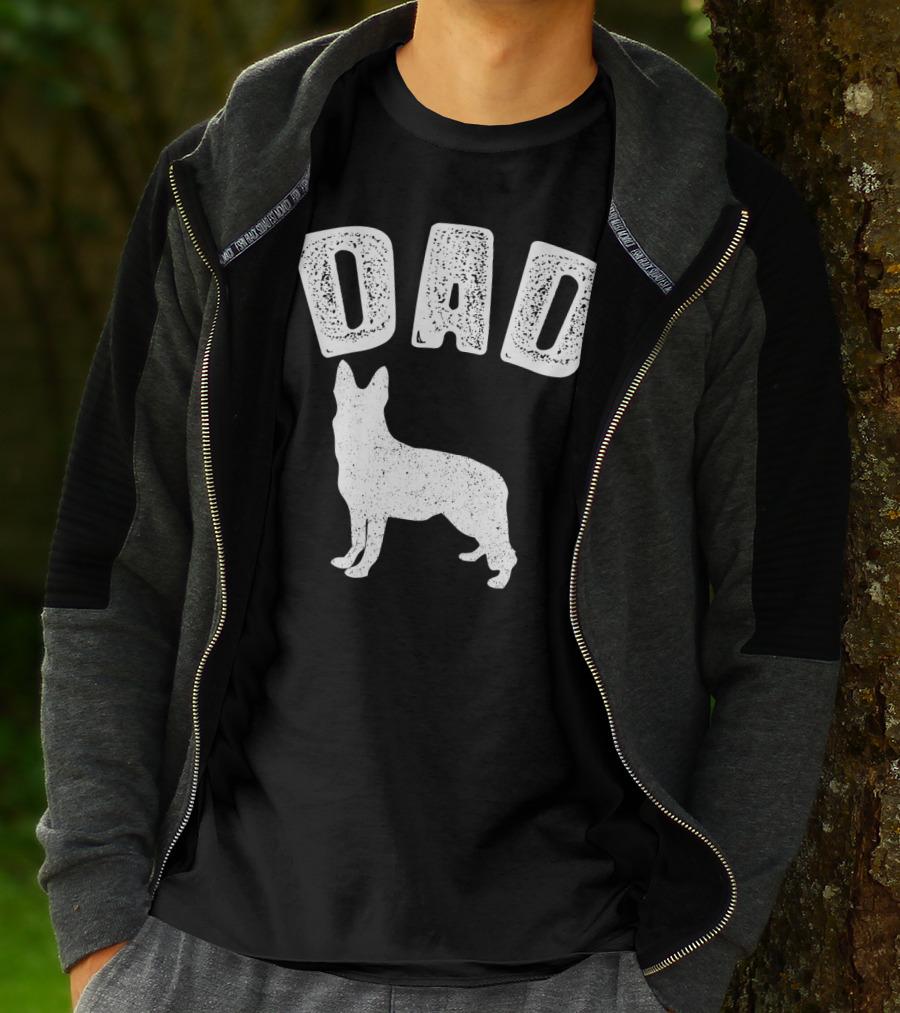DAD GERMAN SHEPARD Matching Family T-Shirt