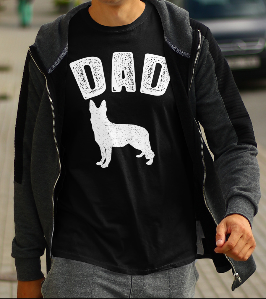 DAD GERMAN SHEPARD Matching Family T-Shirt