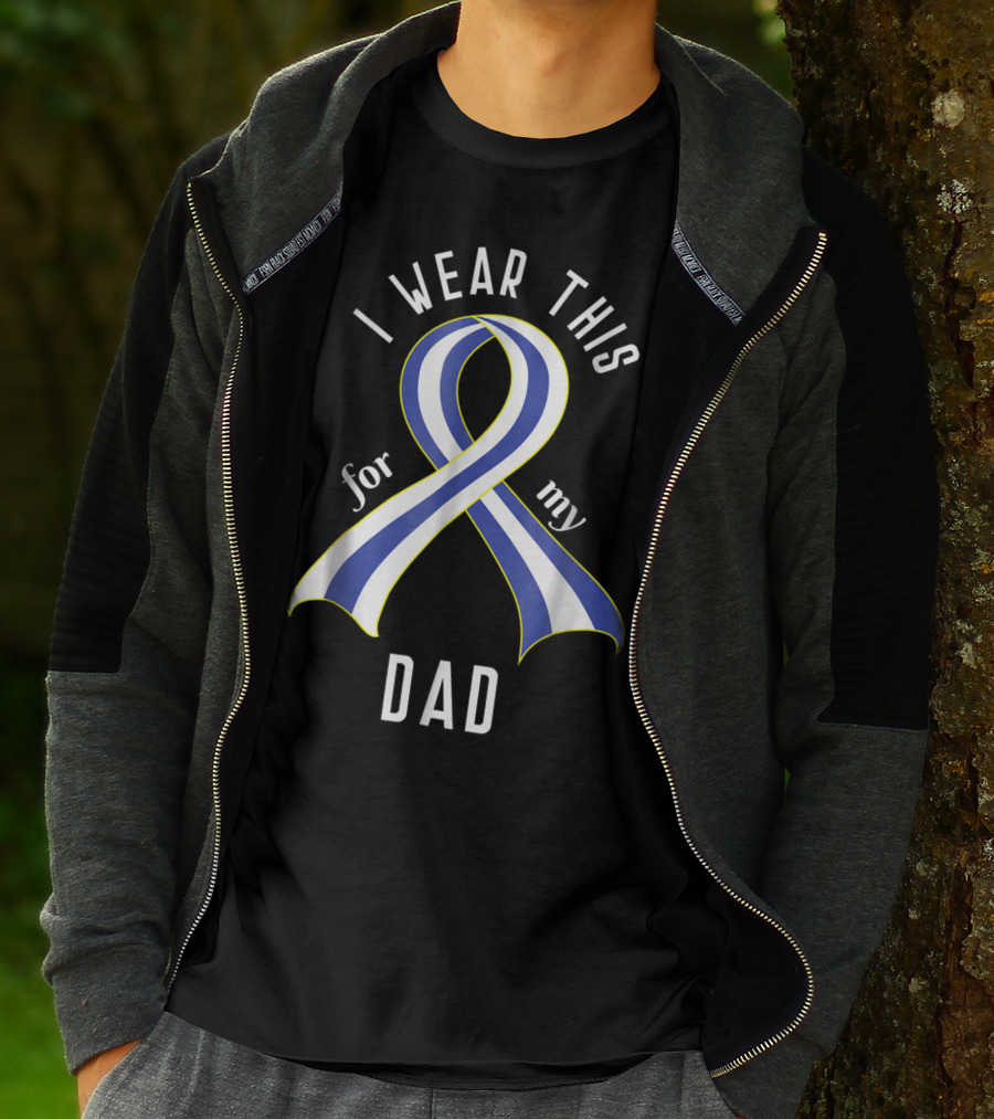 I Wear This ALS Awareness Ribbon For My Dad T-Shirt