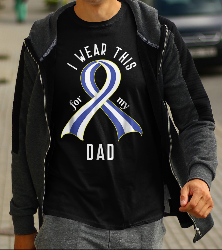 I Wear This ALS Awareness Ribbon For My Dad T-Shirt