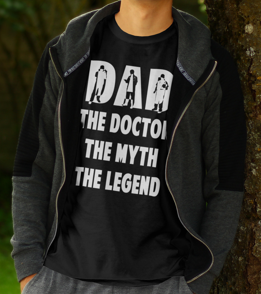 Dad The Doctor The Myth The Legend Iconic T-Shirt