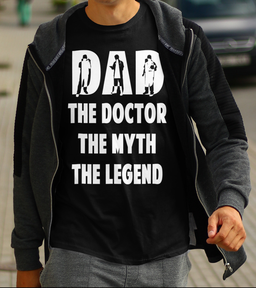 Dad The Doctor The Myth The Legend Iconic T-Shirt