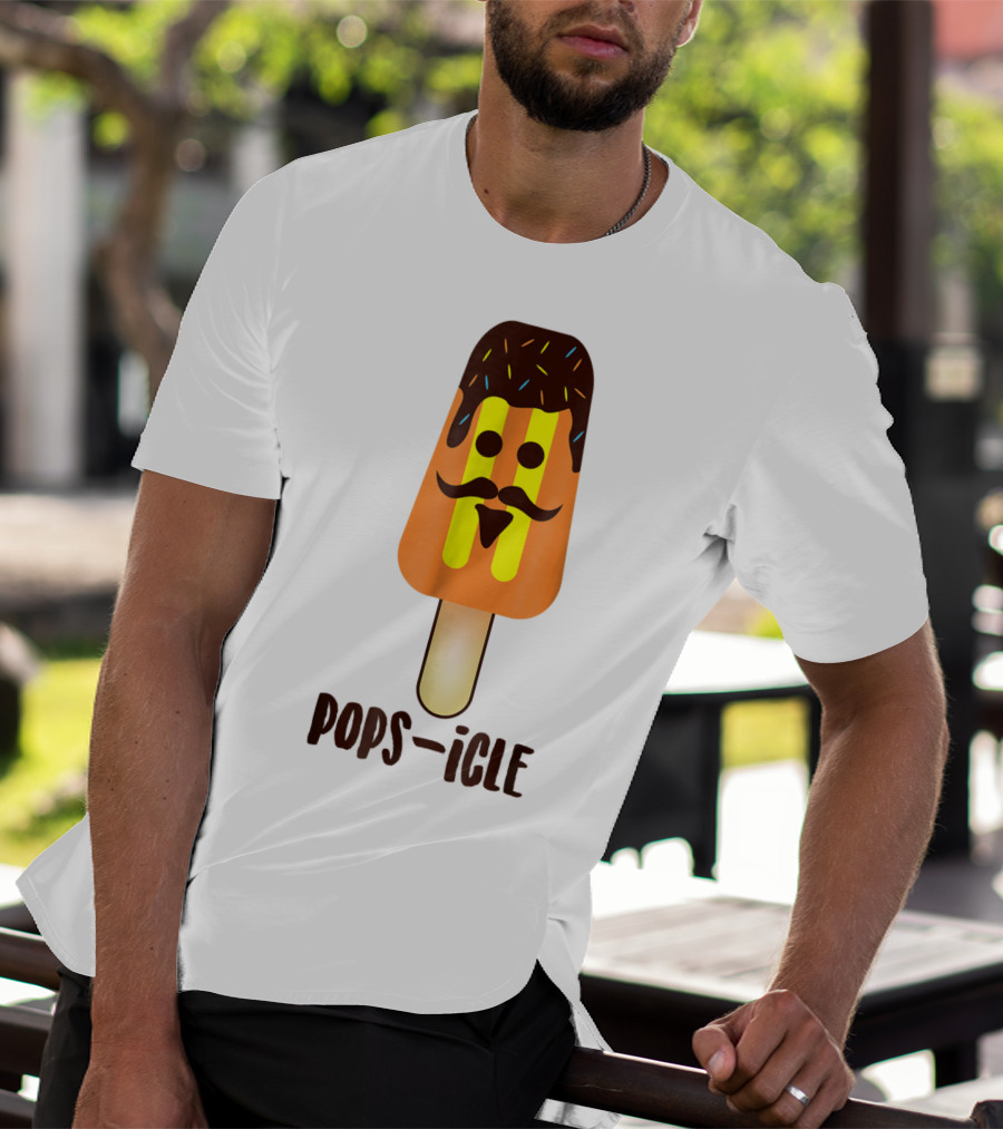 Dad Day Pops-icle Ice Pop Dy Papa54 T-Shirt