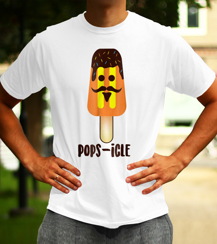Dad Day Pops-icle Ice Pop Dy Papa54 T-Shirt