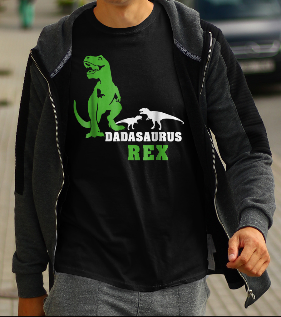 Dadasaurus Rex Dinosaur Dad23 Dad Saurus Men T-Shirt
