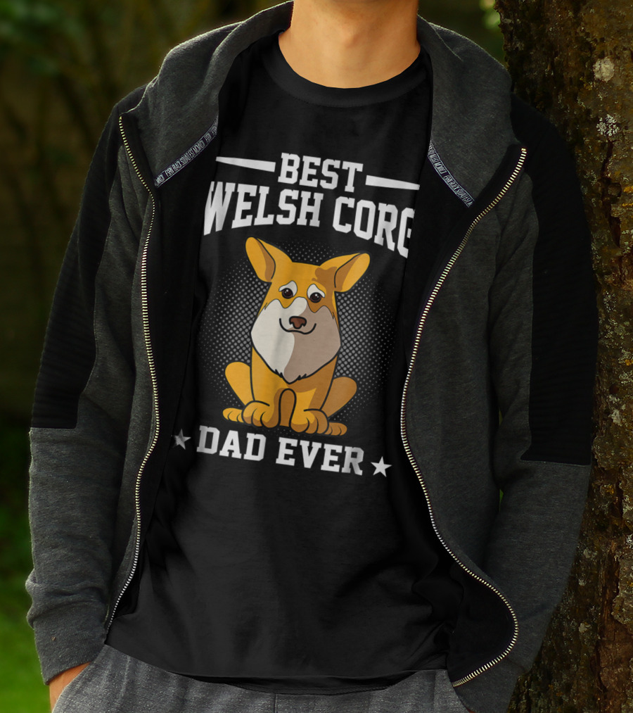Best Welsh Corgi Dad Ever T-Shirt
