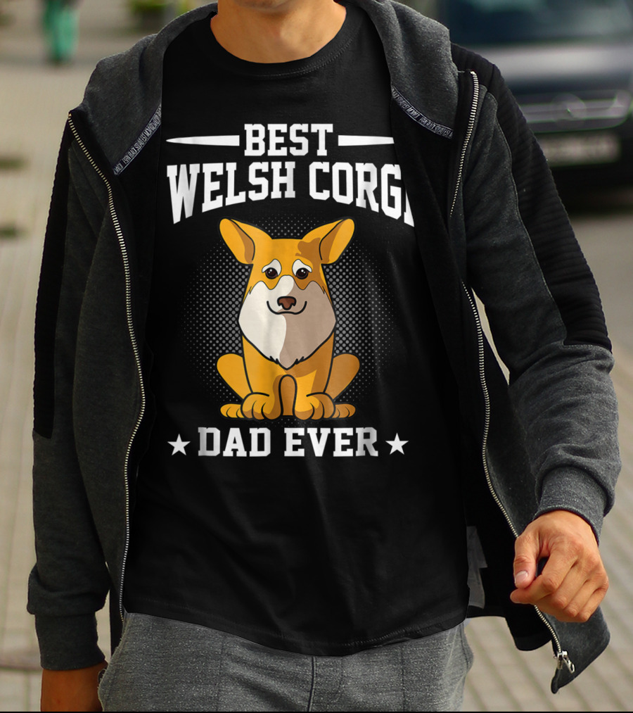 Best Welsh Corgi Dad Ever T-Shirt