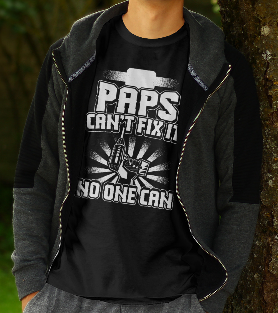 Paps Can't Fix It No One Can Grandpa Present95 T-Shirt