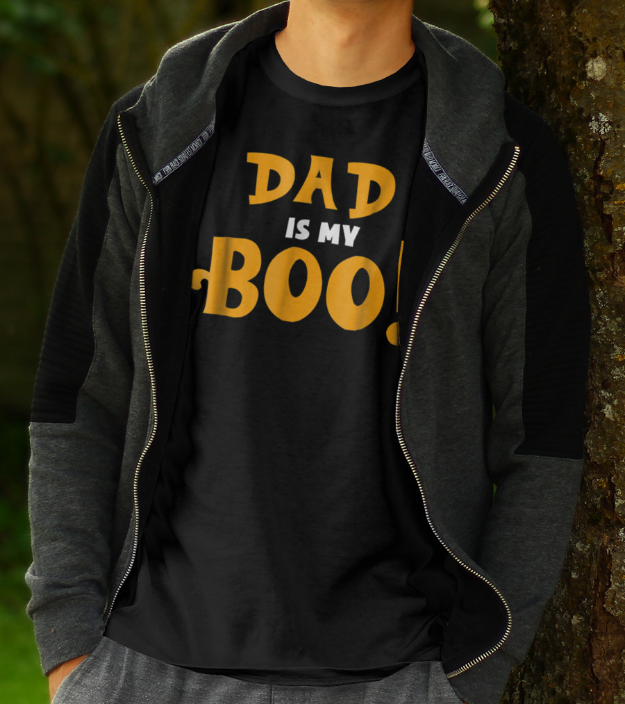Dad Is My Boo Funny Halloween Family T-Shirt