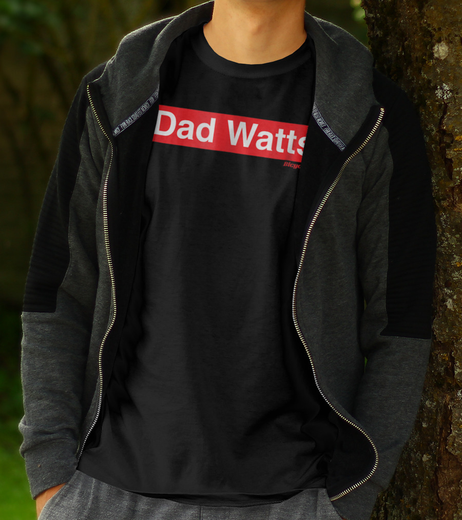 Dad Watts Bicycling T-Shirt