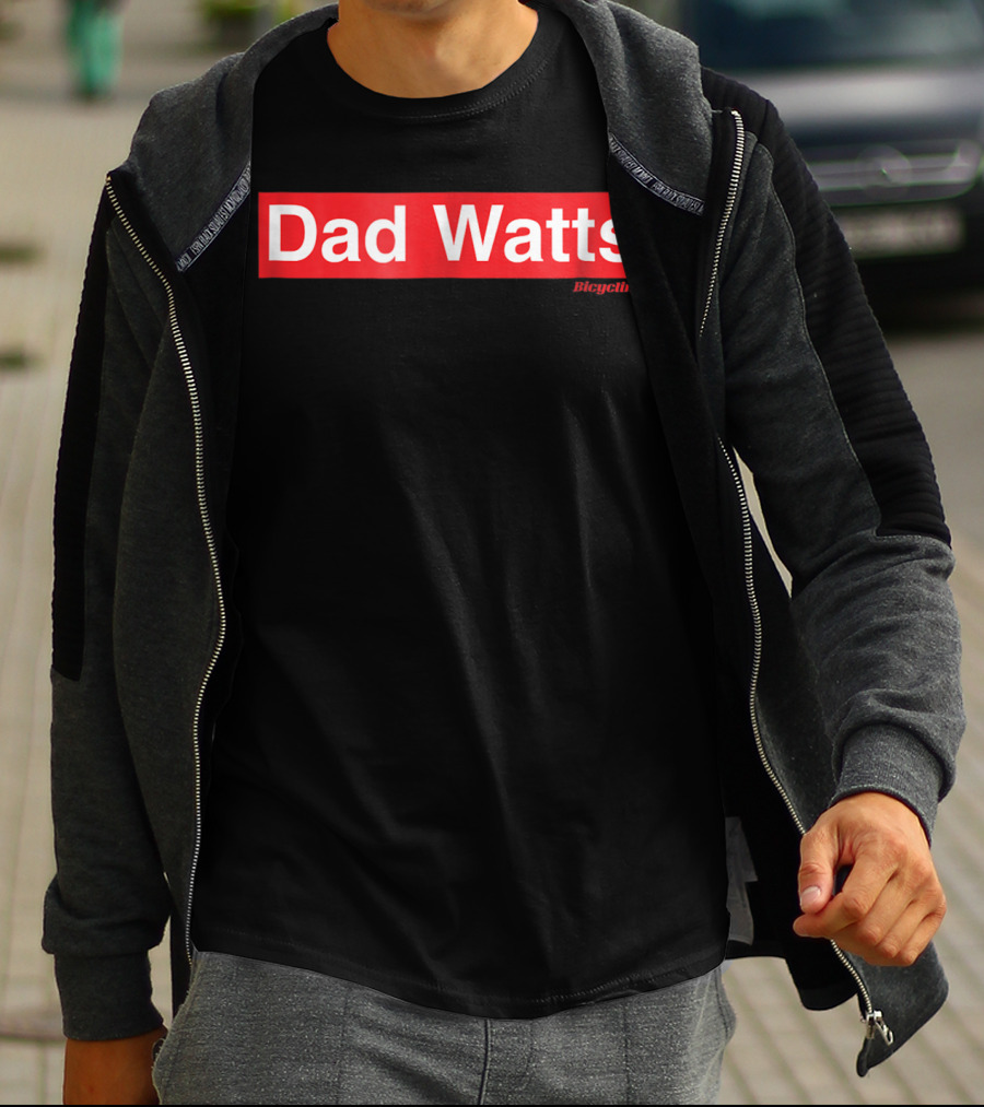 Dad Watts Bicycling T-Shirt