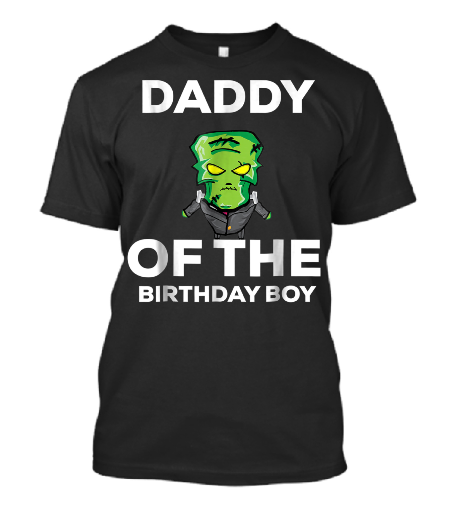 Daddy Of The Birthday Boy Frankenstein Horror T-Shirt
