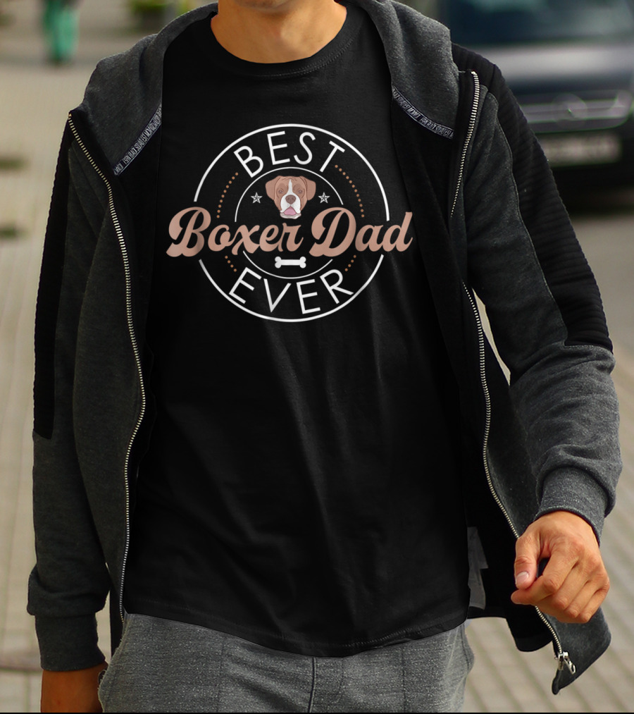 Best Boxer Dad Ever Funny T-Shirt
