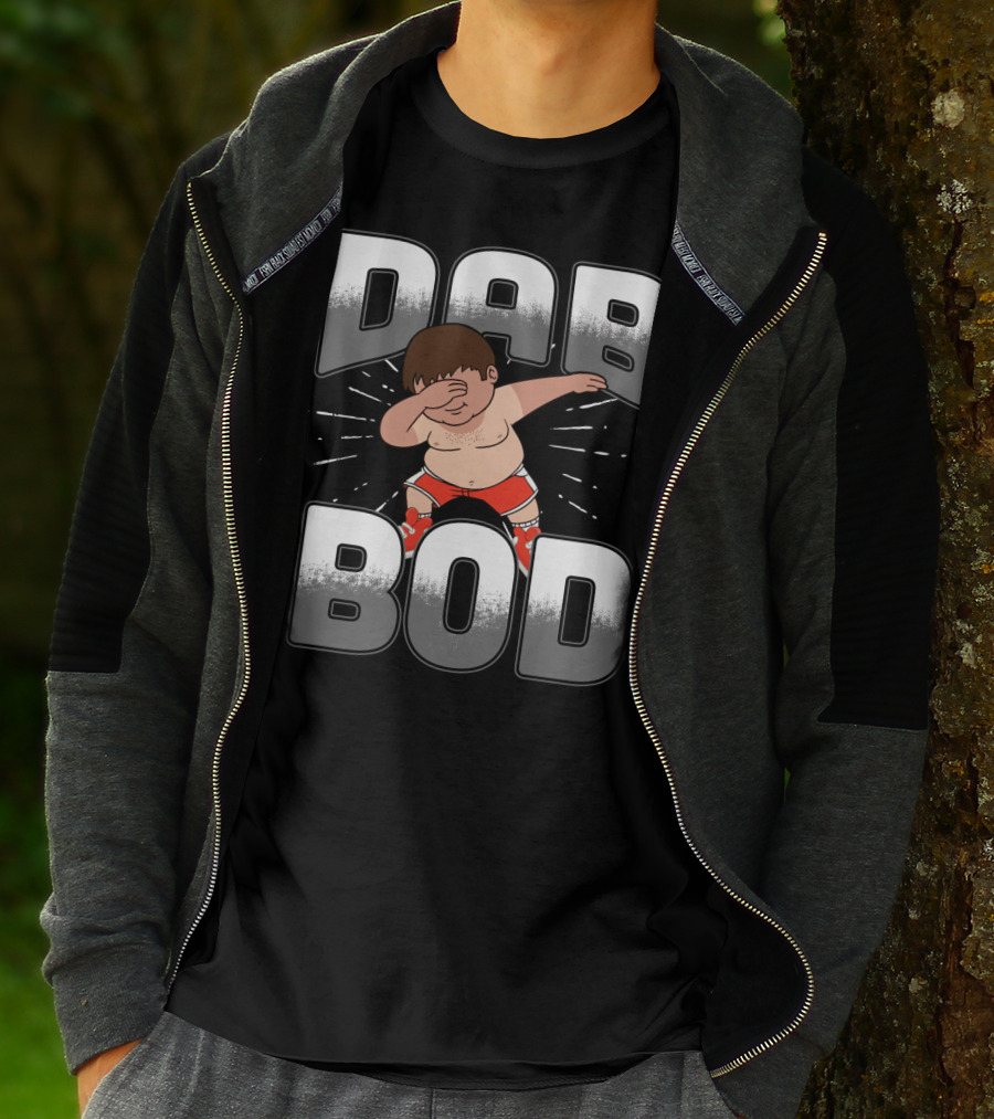 Dabbing Dad Bod Fun T-Shirt