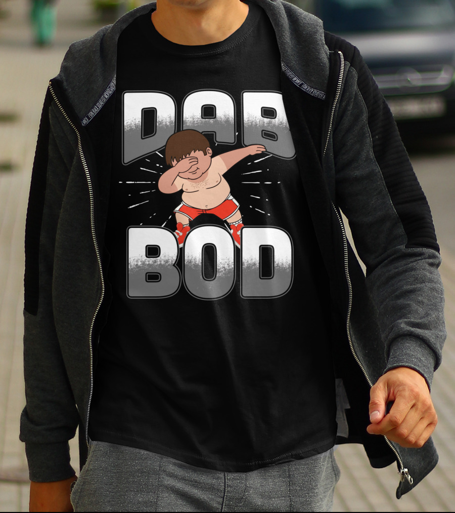 Dabbing Dad Bod Fun T-Shirt