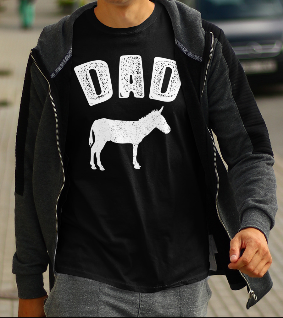 DAD DONKEY Family Matching T-Shirt