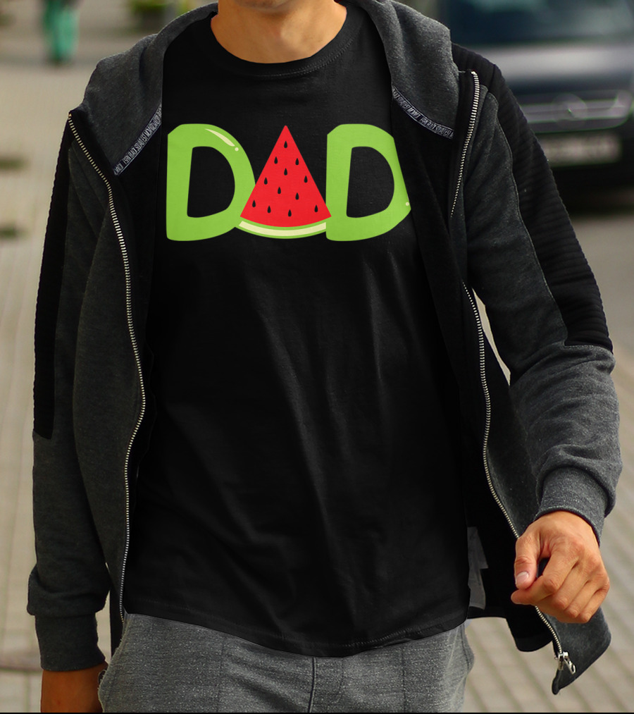 DAD Funny Summer Watermelon Lover T-Shirt