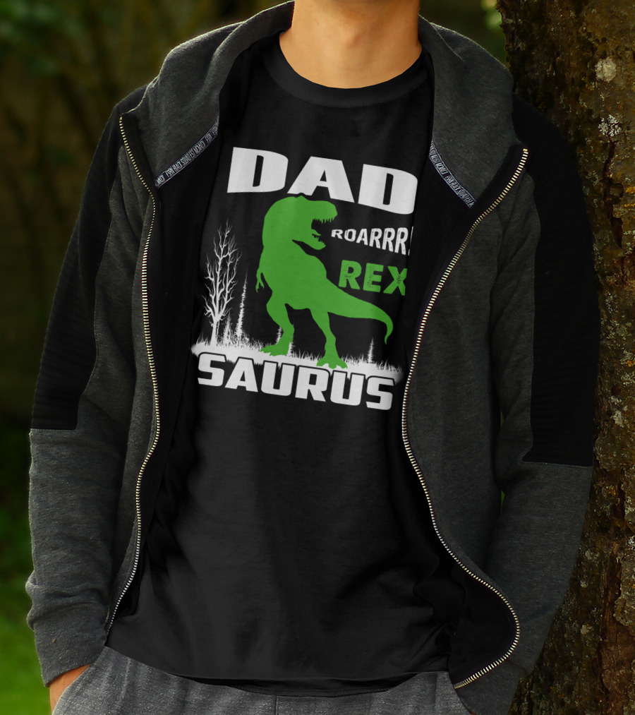 DAD ROARRR REX SAURUS T-Shirt