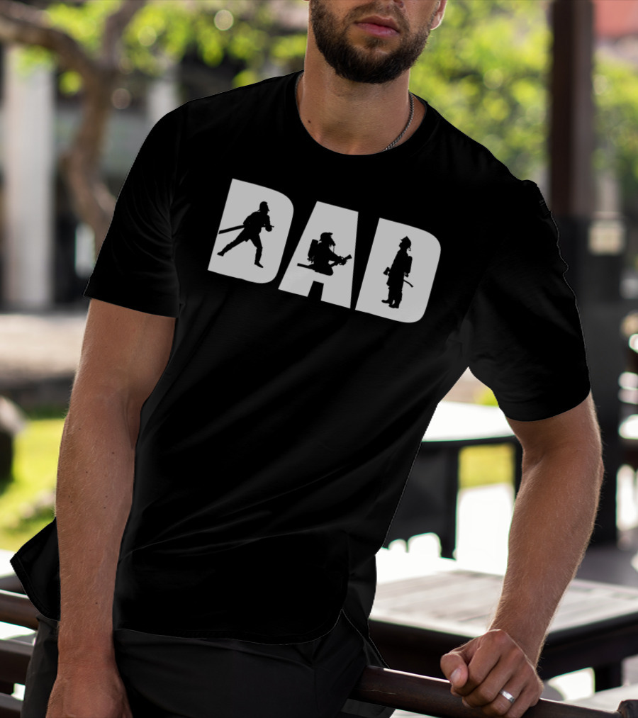 Dad Firefighter Family Legend Hero T-Shirt