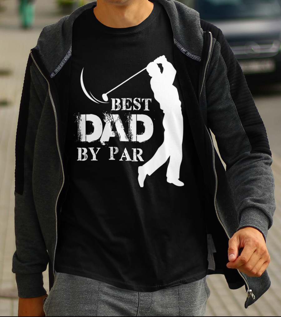 Father's Day Best Dad By Par Funny Golf Lover T-Shirt