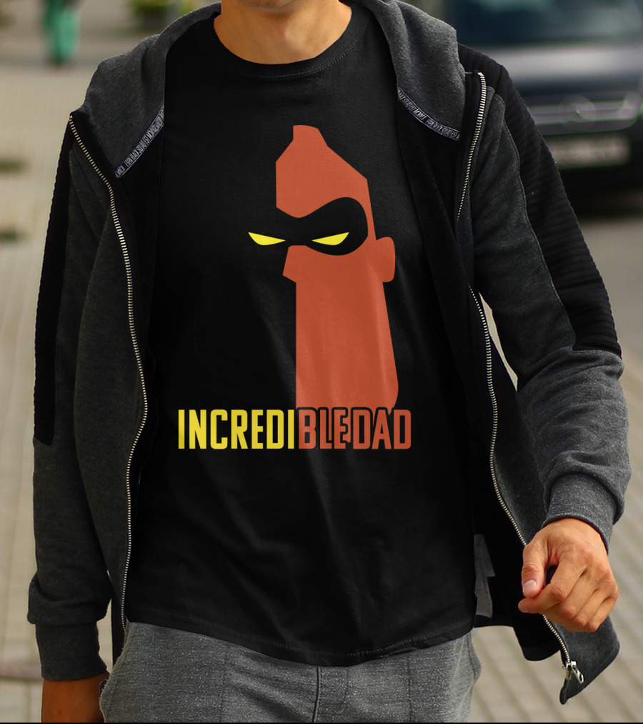 Disney Pixar Incredibles 2 IncrediBle Dad Hero Mask T-Shirt