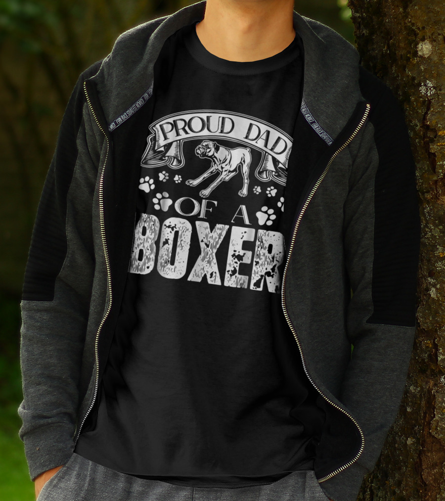 Proud Dad Of A Boxer T-Shirt