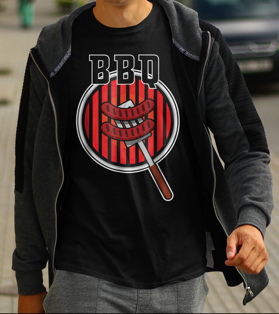 BBQ Master Hot Grilled Barbecue Hot Dogs Grill T-Shirt