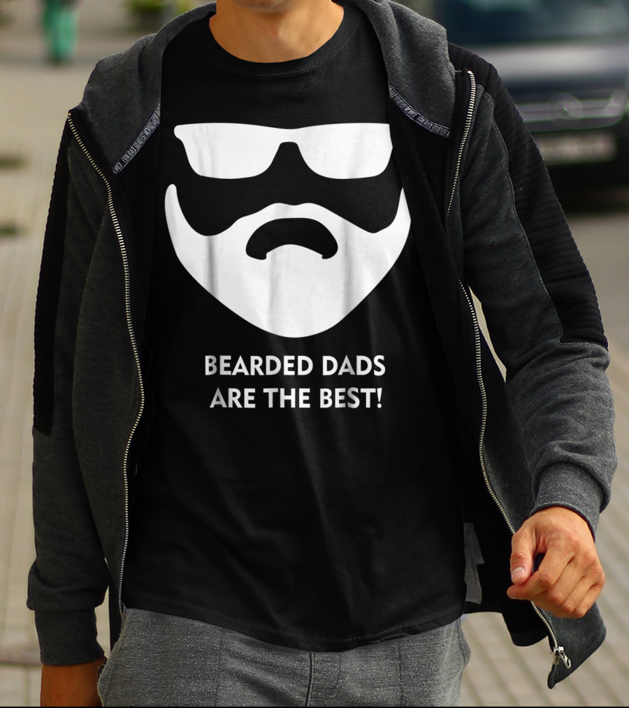 Bearded Dads Are The Best Dad Beard Beard Dad65 T-Shirt