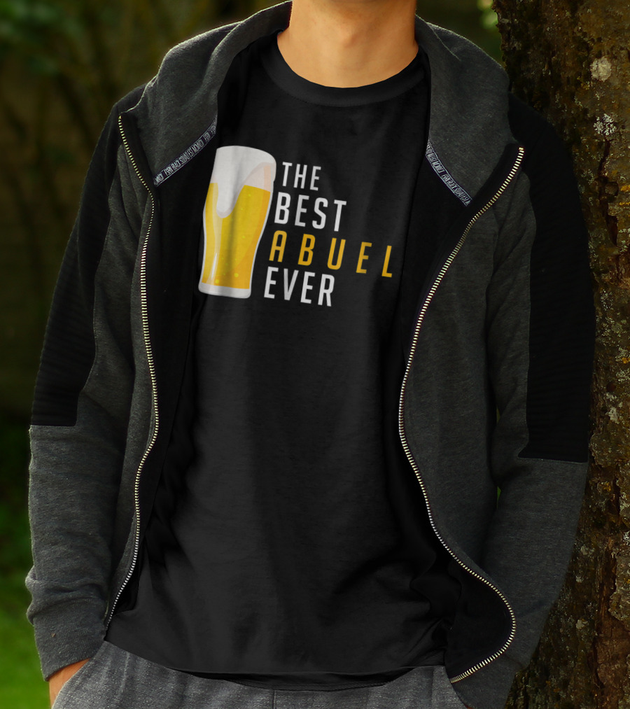 The Best Abuelo Ever Beer Glass T-Shirt