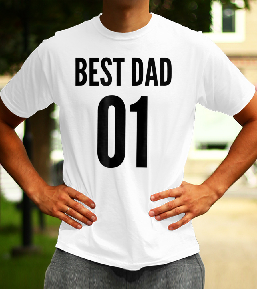 Best Dad 01 Number 1 Dad T-Shirt