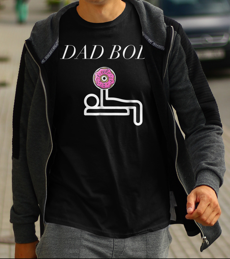 Dad Bod Lifting Doughnut Fitness90 T-Shirt