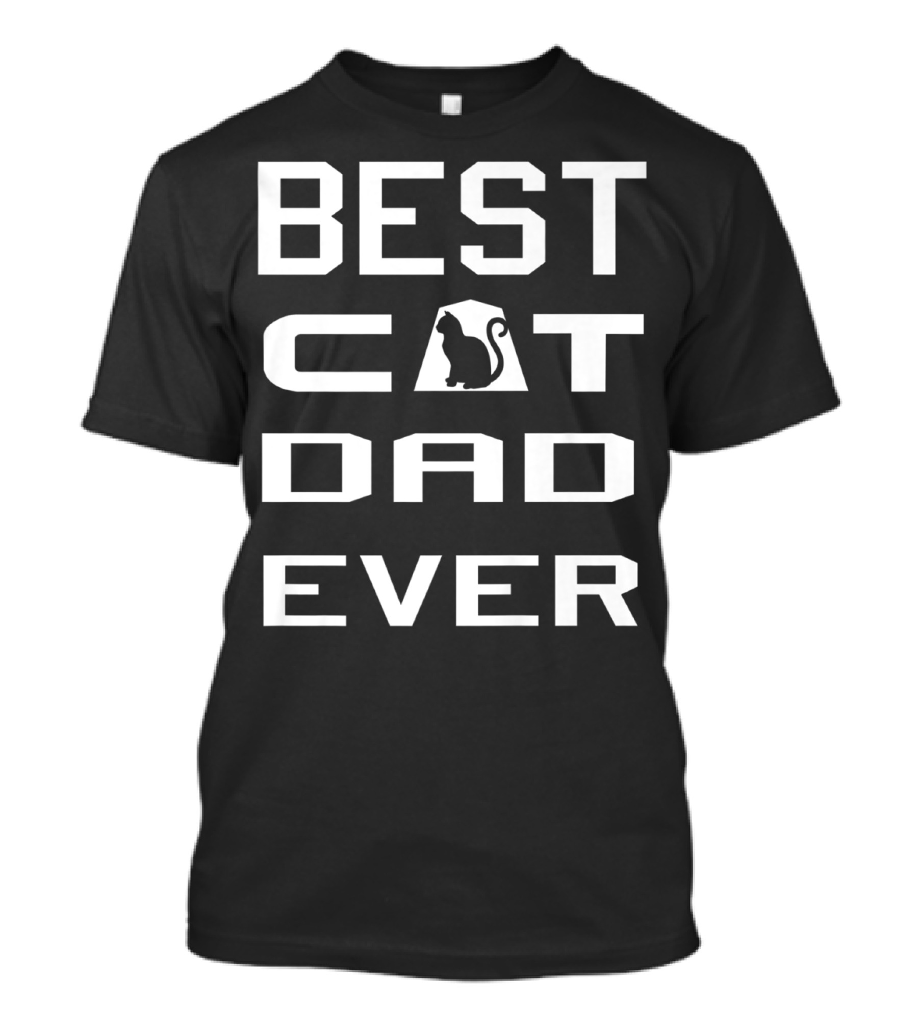 Best Cat Dad Ever Cool Funny Cat Owner T-Shirt
