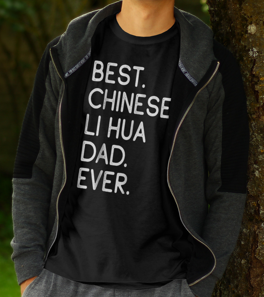 Best Chinese Li Hua Dad Ever Kitten Lovers Owner T-Shirt